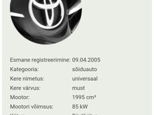 Toyota Avensis T25 2.0d 85kw, manu, üv.03/2027