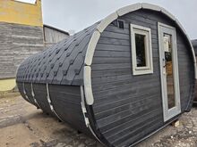 Ovaalne saun  3,5 m x 4,5 m ( 2 ruumi)