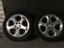 MB 17" veljed mercedes + 225 50 17 M+S Bridgestone