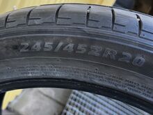 Летние шины 245/45 R20 5 мм 4 шт