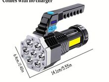 7-СВЕТОДИОДНЫЙ ФОНАРЬ, С USB-ЗАРЯДКОЙ