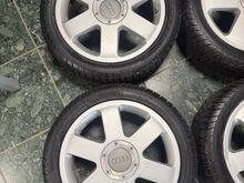 Литые диски R17 Audi Avus 5x100 с ламельными шинами
