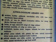 ASTROLOOGILINE ABIMEES, 1995
