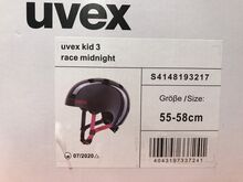 Велошлем UVEX Kid 3 Race Midnight 55-58см