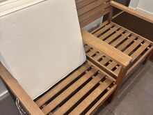Большие кресла для отдыха, 6 шт., деревянные