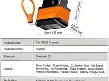 OBD2 KONNWEI KW906 Bluetooth Scanner