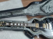 Epiphone Les Paul Custom Pro Ebony kohvriga