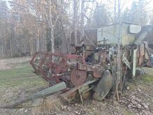 Старый комбайн
