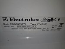 Pesukuivati Electrolux EDC66150W 6kg