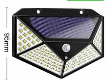 Välisvalgusti LED päikesepaneeli- ja akuga