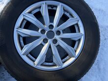 Audi 17 tolli originaal valuveljed rehvidega