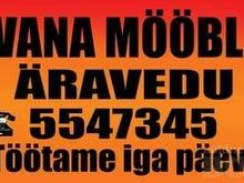 Kodumasinate ja mööbli äravedu, tel 55 47 345