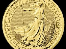 Kuldmünt 1oz (31.1g), Britannia investeerimiskuld