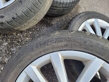 Оригинальные диски VW с летней резиной R17 5x112