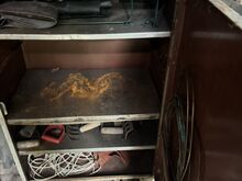 4- Vintage suur metallkappi -industrial/loft
