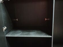 Must kassatagune kapp, 3ne, 230x60x120cm