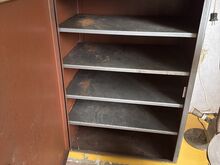 Vintage suur metallkapp – industrial/loft