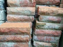 Печные кирпичи с колотой стороной