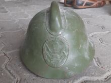 Старинная пожарная каска