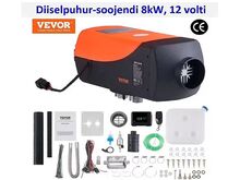 Diiselpuhur-soojendi​ 8kW, 12 volti, LCD + pult