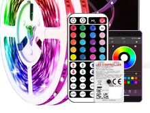 LED-valgusriba30M+44 pultIR-kaugjuhtimispult app