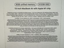 MacBook Air M1 8 ГБ / 512 ГБ