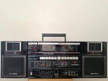 Retro Hitachi duubelkassettmakk / muusikakeskus