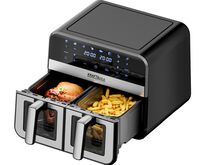 Rasvavaba õhufritüür 9L 2500W, kaks kambrit 4,5L