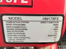 Suptec HM-178FE 25 mm starteriga diiselmootor