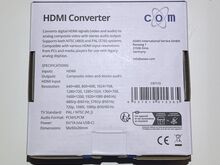 Uus HDMI -> AV (RCA) konverter/muundur