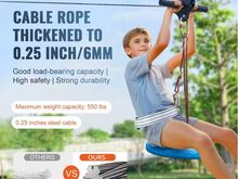Zipline trosslaskumise komplekt 30m