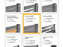 Horisontaal metallaiad - premium kvaliteet