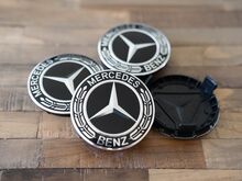 Mercedes-Benz 75mm veljekapslid - 12€ komplekt
