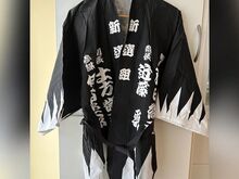 Lühike kimono-stiilis hommikumantel, unisex