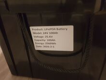 LiFePO4 новый аккумулятор 24В 100Ач