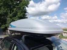 Thule boks ja Skoda katuseraamid