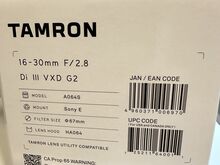 Tamron 16-30mm F/2.8
