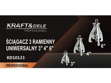 Universaalne 3-haruline tõmmits 3 tk KD10123