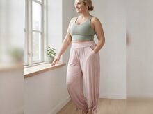 Lenzing Modaal Vabaaja Püksid Soft Flow Pink M-2XL