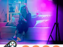 4tk 36 LED PAR RGB DMX + IR-pult + KANDEKOTT