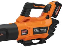 Akutoitega lehepuhur puhur 2x4Ah 21V KD3446