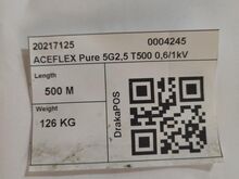 ACEFLEX PURE 5g 2,5 HF must kaabel 0,6/1kW
