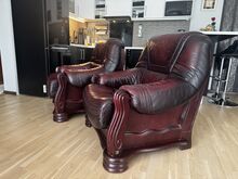 2 KLER täisnahast tugitooli – täispuit