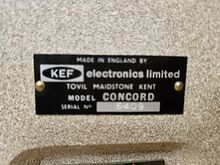 Kef Concordi 1 põlvkond