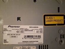 PIONEER DEH-1630R CD-RAADIO