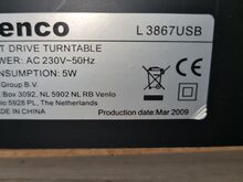 VINÜÜLIMÄNGIJA   LENCO  L3867 USB