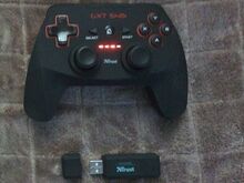 WIRELESS MÄNGUPULT PS3/PC, VASTUVÕTJA, AKU.