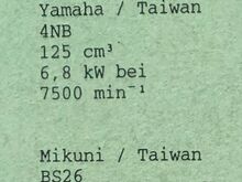 Yamaha XC125T Flame