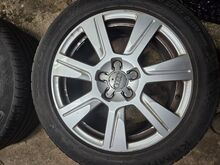 Audi valuveljed 5x112 225/50/17 suverehvidega