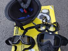 Kiiver, motoprillid, mask
